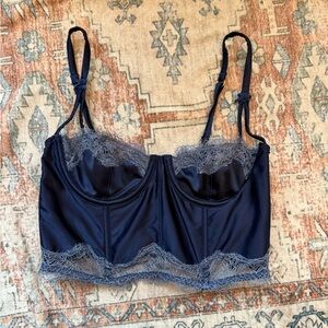 Victoria's Secret Navy Lace Bralette